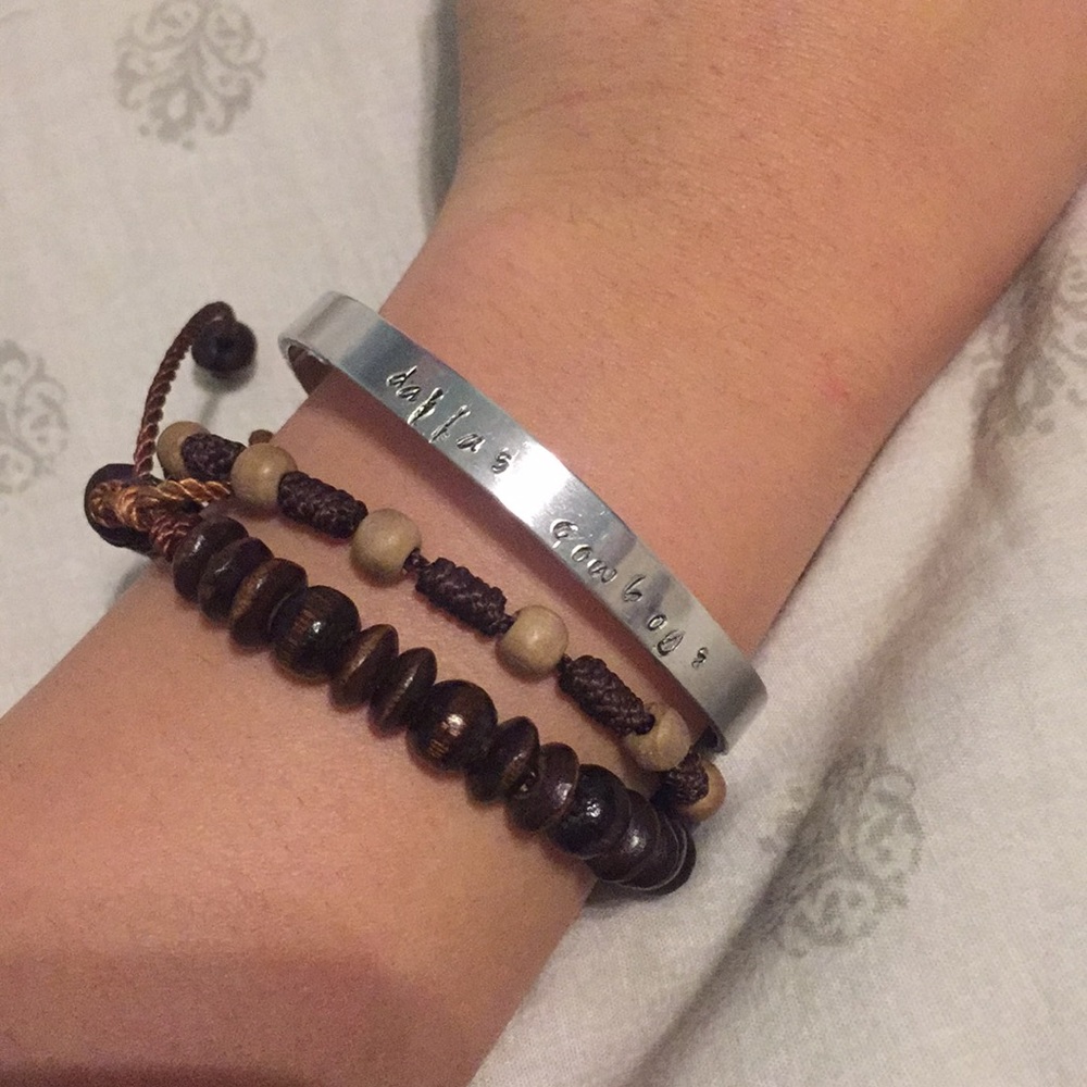 Customizable Thin, Cuff Bracelet - image 1